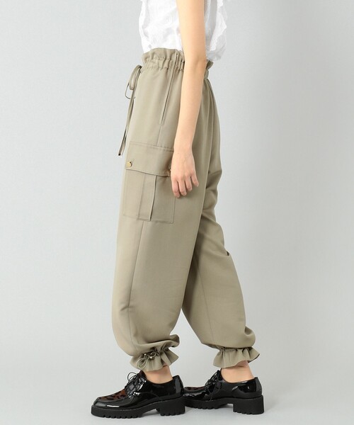 GRACE CONTINENTAL（グレースコンチネンタル）の「レースアップカーゴパンツ（カーゴパンツ・レディース・ベージュ/カーキ・36/38）」の21枚目の写真