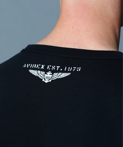 《WEB&DEPOT限定》TOP GUN WAPPEN CREW NECK T-SHIRT / トップガン ワッペン Tシャツ / AVIREX / アヴィレックス(Tシャツ/カットソー)|AVIREX(アヴィレックス) 《WEB&DEPOT限定》TOP GUN WAPPEN CREW NECK T-SHIRT / トップガン ワッペン Tシャツ / AVIREX / アヴィレックス(Tシャツ/カットソー)|AVIREX(アヴィレックス)
