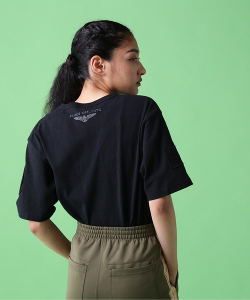 《WEB&DEPOT限定》TOP GUN WAPPEN CREW NECK T-SHIRT / トップガン ワッペン Tシャツ / AVIREX / アヴィレックス(Tシャツ/カットソー)|AVIREX(アヴィレックス) 《WEB&DEPOT限定》TOP GUN WAPPEN CREW NECK T-SHIRT / トップガン ワッペン Tシャツ / AVIREX / アヴィレックス(Tシャツ/カットソー)|AVIREX(アヴィレックス)