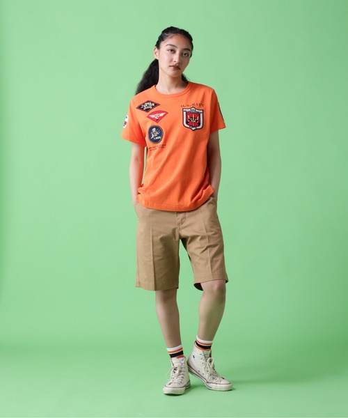 《WEB&DEPOT限定》TOP GUN WAPPEN CREW NECK T-SHIRT / トップガン ワッペン Tシャツ / AVIREX / アヴィレックス(Tシャツ/カットソー)|AVIREX(アヴィレックス) 《WEB&DEPOT限定》TOP GUN WAPPEN CREW NECK T-SHIRT / トップガン ワッペン Tシャツ / AVIREX / アヴィレックス(Tシャツ/カットソー)|AVIREX(アヴィレックス)