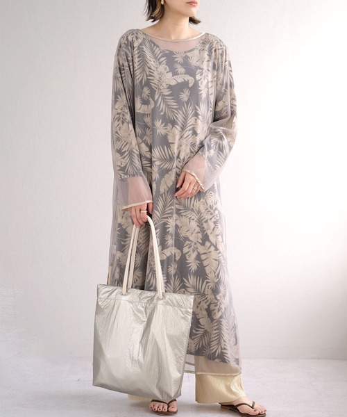 ANDJ(アンドジェイ)の「ゼブラ柄&無地トートバッグ(トートバッグ・レディース・ブラウン/シャンパン/ブラック・M)」の13枚目の写真