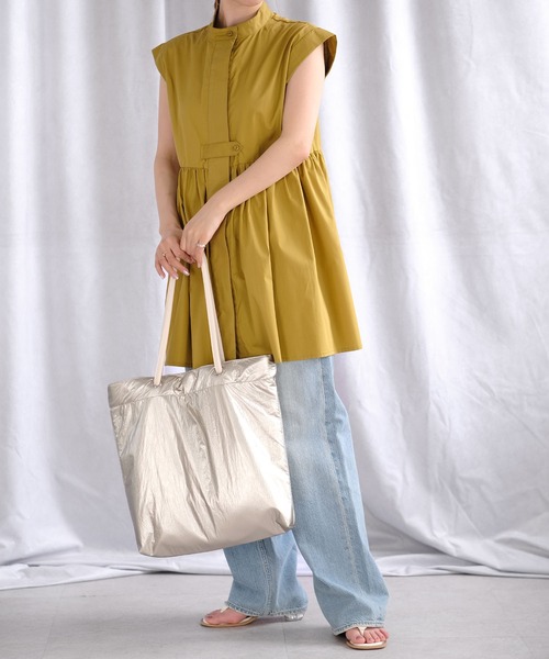 ANDJ(アンドジェイ)の「ゼブラ柄&無地トートバッグ(トートバッグ・レディース・ブラウン/シャンパン/ブラック・M)」の15枚目の写真