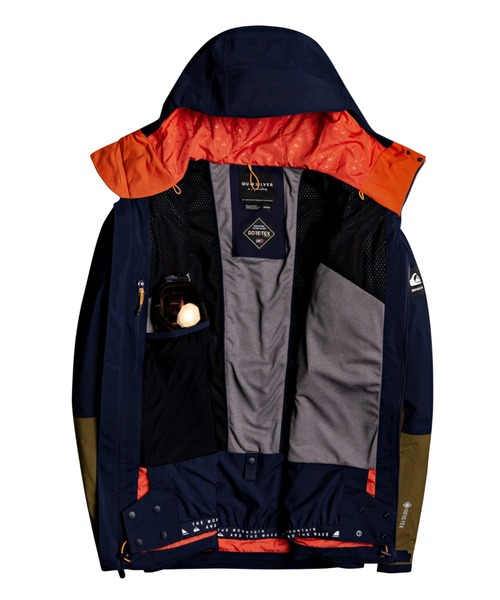 【美品】 QUIKSILVER FOREVER GORE-TEX ジャケット L マウンテンパーカー FOREVER 2L GORE-TEX/クイックシルバースキー