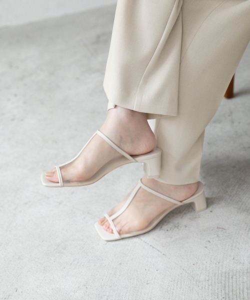 LOWRYS FARM（ローリーズファーム）の「ドライタッチセミワイドパンツ　952502（その他パンツ・レディース・アイボリー/チャコールグレー/オレンジ・MEDIUM/LARGE）」の6枚目の写真