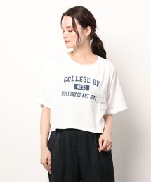 RETRO GIRL | カレッジロゴショートTee(Tシャツ/カットソー)
