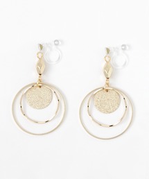 トリプルサークルノンホールピアス / 955759