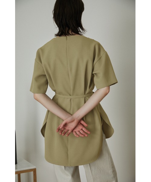 RIM.ARK（リムアーク）の「Relax belted tops（Tシャツ/カットソー 