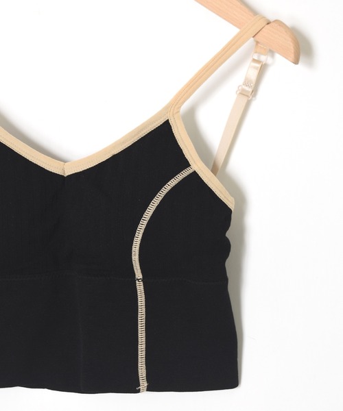 Alley by w closet（アリーバイダブルクローゼット）の「【Alley】パイピングブラトップ（その他トップス・レディース・キャメル/ブラック・FREE）」の6枚目の写真
