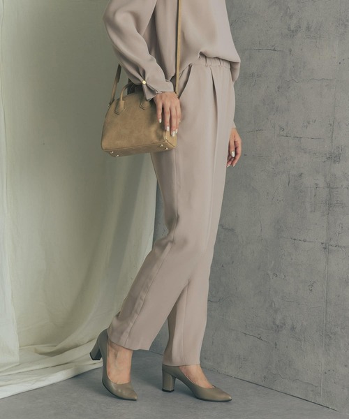 URBAN RESEARCH ROSSO（アーバンリサーチロッソ）の「ダブルクロスセンプレイージーパンツ（その他パンツ・レディース・モカ/ネイビー・36/38）」の13枚目の写真