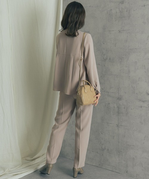 URBAN RESEARCH ROSSO（アーバンリサーチロッソ）の「ダブルクロスセンプレイージーパンツ（その他パンツ・レディース・モカ/ネイビー・36/38）」の11枚目の写真