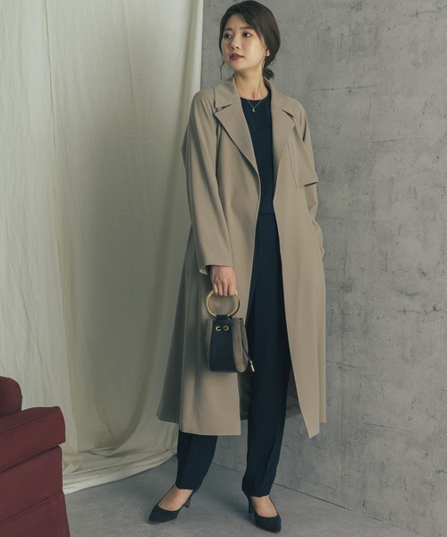 URBAN RESEARCH ROSSO（アーバンリサーチロッソ）の「ダブルクロスセンプレイージーパンツ（その他パンツ・レディース・モカ/ネイビー・36/38）」の17枚目の写真