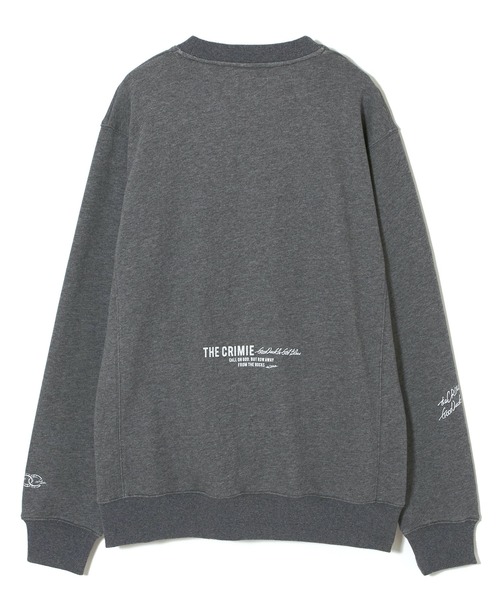 CRIMIE(クライミー)の「SMALL LOGO CREW NECK SWEAT(スウェット・メンズ・ブラック/チャコールグレー・M/L/XL/XXL/S)」の10枚目の写真