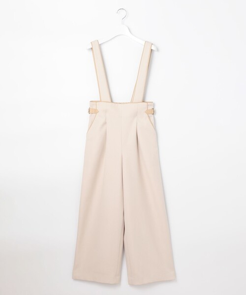 Feroux(フェルゥ)の「【2WAY】Woolishフラノ サロペット(サロペット/オーバーオール・レディース・ベージュ系/ブラック系・1/2)」の18枚目の写真