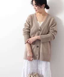 ◇【WEB限定カラーあり】MUSIC Vネックカーディガン