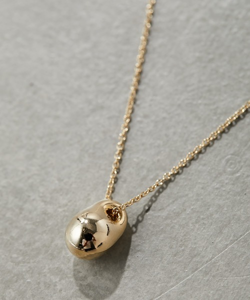 ear PAPILLONNER（イアパピヨネ）の「（WEB限定）ビーンズネックレス（ネックレス・レディース・シルバー/ゴールド・FREE）」の12枚目の写真
