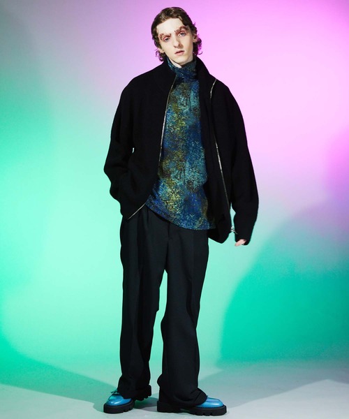 MAISON SPECIAL(メゾンスペシャル)の「《ユニセックスアイテム》マルチファブリックスタプレワイドパンツ 【MAISON SPECIAL/メゾンスペシャル】(その他パンツ・メンズ・ブラック/チャコールグレー/ブルー/ピンク/グリーン/ラベンダー・0/1/2)」の13枚目の写真