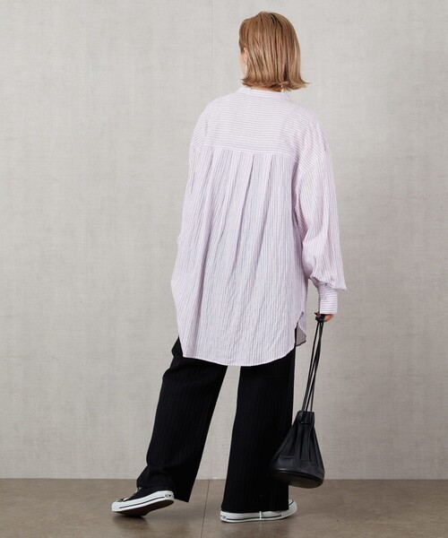 FREAK'S STORE（フリークスストア）の「▽【WEB限定】ワイドリブイージーニットパンツ（その他パンツ・レディース・ナチュラル/ブラック/ブラウン/マスタード/オリーブ・SMALL/MEDIUM）」の10枚目の写真