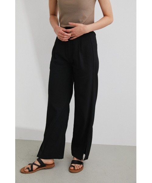 STYLEMIXER(スタイルミキサー)の「リラックスタックパンツ(その他パンツ・レディース・ブラウン/ブルー/ブラック・SMALL/MEDIUM)」の6枚目の写真