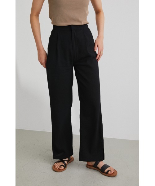 STYLEMIXER(スタイルミキサー)の「リラックスタックパンツ(その他パンツ・レディース・ブラウン/ブルー/ブラック・SMALL/MEDIUM)」の8枚目の写真