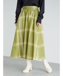 Green　Parks | チェックギャザースカート＊(スカート)