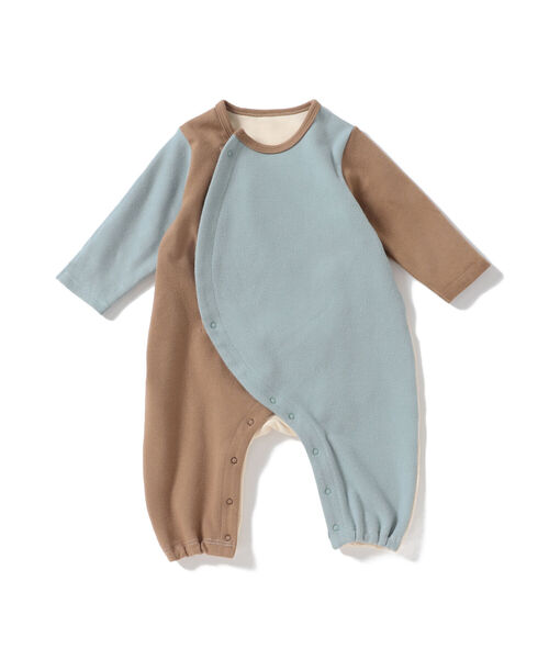 こども ビームス（コドモビームス）の「こども ビームス / クレイジー カバーオール 21（60～70㎝）（ロンパース・キッズ・ミント/ピンク・60/70）」の3枚目の写真