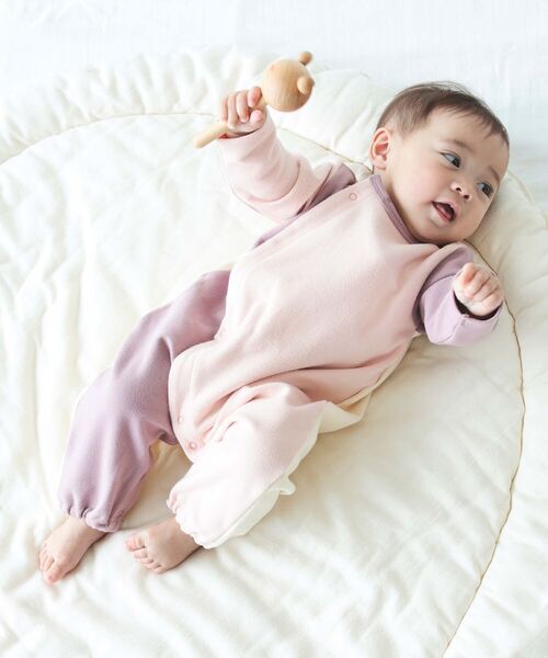 こども ビームス（コドモビームス）の「こども ビームス / クレイジー カバーオール 21（60～70㎝）（ロンパース・キッズ・ミント/ピンク・60/70）」の12枚目の写真