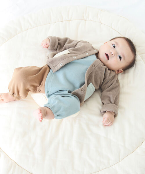 こども ビームス（コドモビームス）の「こども ビームス / クレイジー カバーオール 21（60～70㎝）（ロンパース・キッズ・ミント/ピンク・60/70）」の8枚目の写真