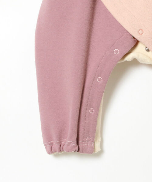 こども ビームス（コドモビームス）の「こども ビームス / クレイジー カバーオール 21（60～70㎝）（ロンパース・キッズ・ミント/ピンク・60/70）」の13枚目の写真