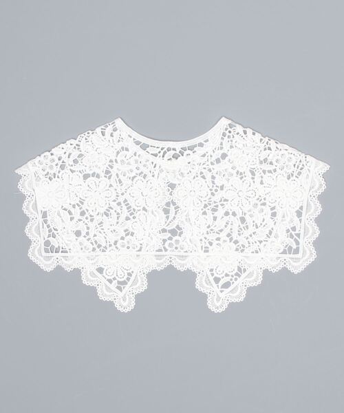 SPINNS（スピンズ）の「レースデザイン付け襟（付け襟・レディース・ホワイト/ブラック/ホワイト系その他2/ホワイト系その他3/ホワイト系その他/ブラック系その他・ONESIZE）」の7枚目の写真