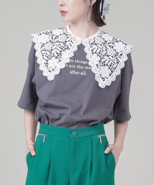 SPINNS（スピンズ）の「レースデザイン付け襟（付け襟・レディース・ホワイト/ブラック/ホワイト系その他2/ホワイト系その他3/ホワイト系その他/ブラック系その他・ONESIZE）」の13枚目の写真