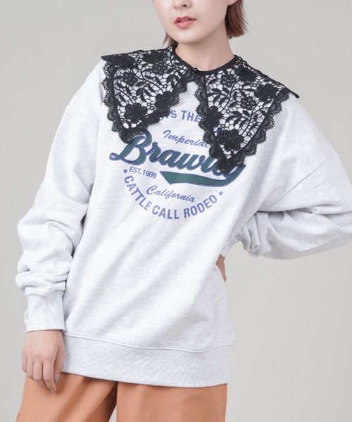 SPINNS（スピンズ）の「レースデザイン付け襟（付け襟・レディース・ホワイト/ブラック/ホワイト系その他2/ホワイト系その他3/ホワイト系その他/ブラック系その他・ONESIZE）」の10枚目の写真