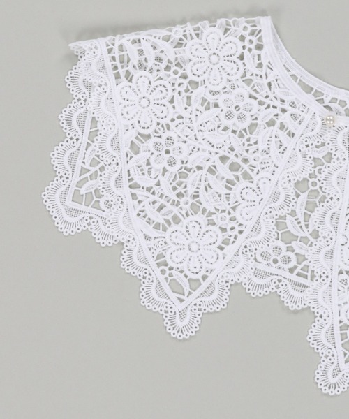 SPINNS（スピンズ）の「レースデザイン付け襟（付け襟・レディース・ホワイト/ブラック/ホワイト系その他2/ホワイト系その他3/ホワイト系その他/ブラック系その他・ONESIZE）」の18枚目の写真