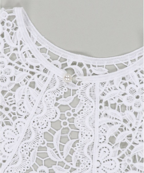 SPINNS（スピンズ）の「レースデザイン付け襟（付け襟・レディース・ホワイト/ブラック/ホワイト系その他2/ホワイト系その他3/ホワイト系その他/ブラック系その他・ONESIZE）」の19枚目の写真