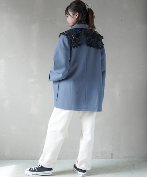 SPINNS（スピンズ）の「レースデザイン付け襟（付け襟・レディース・ホワイト/ブラック/ホワイト系その他2/ホワイト系その他3/ホワイト系その他/ブラック系その他・ONESIZE）」の22枚目の写真