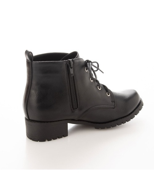 Mafmof（マフモフ）の「Mafmof(マフモフ) 雨晴れ兼用♪防水タンクソールレースアップ ブーツ（ブーツ・レディース・ブラック/グレー/ダークブラウン/アイボリー・LL/S/M/L）」の17枚目の写真