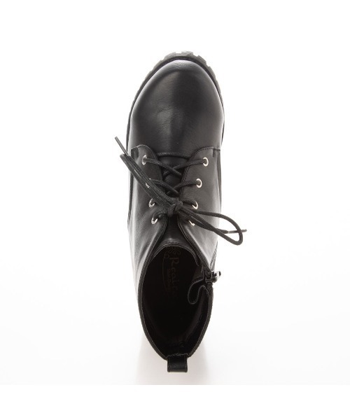 Mafmof（マフモフ）の「Mafmof(マフモフ) 雨晴れ兼用♪防水タンクソールレースアップ ブーツ（ブーツ・レディース・ブラック/グレー/ダークブラウン/アイボリー・LL/S/M/L）」の21枚目の写真