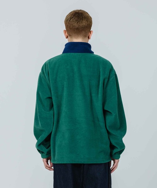 XLARGE（エクストララージ）の「HALF ZIP FLEECE PULLOVER（その他トップス・メンズ・ブラック/ベージュ/グリーン・S/M/L/XL）」の5枚目の写真