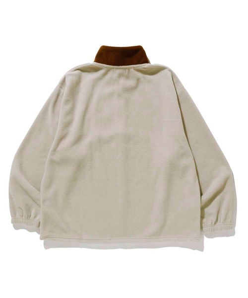 XLARGE（エクストララージ）の「HALF ZIP FLEECE PULLOVER（その他トップス・メンズ・ブラック/ベージュ/グリーン・S/M/L/XL）」の7枚目の写真