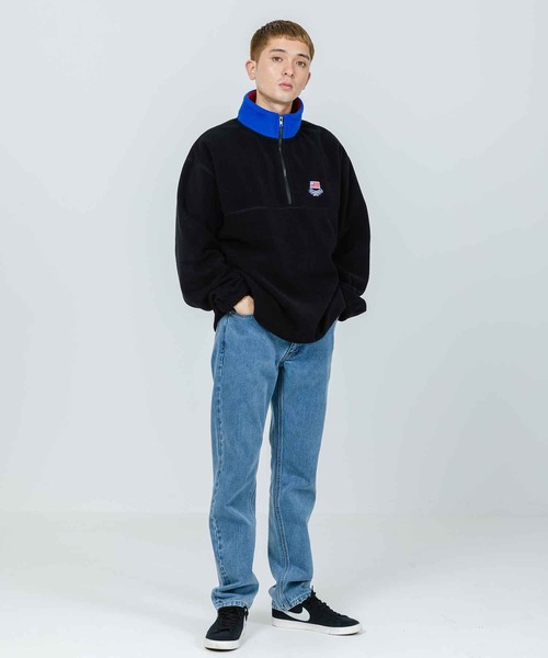 XLARGE（エクストララージ）の「HALF ZIP FLEECE PULLOVER（その他トップス・メンズ・ブラック/ベージュ/グリーン・S/M/L/XL）」の13枚目の写真