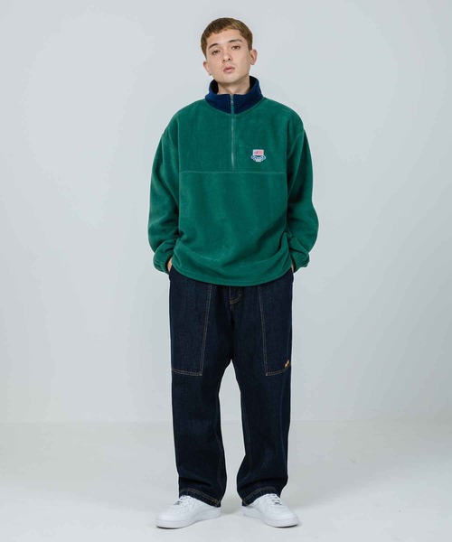 XLARGE（エクストララージ）の「HALF ZIP FLEECE PULLOVER（その他トップス・メンズ・ブラック/ベージュ/グリーン・S/M/L/XL）」の14枚目の写真
