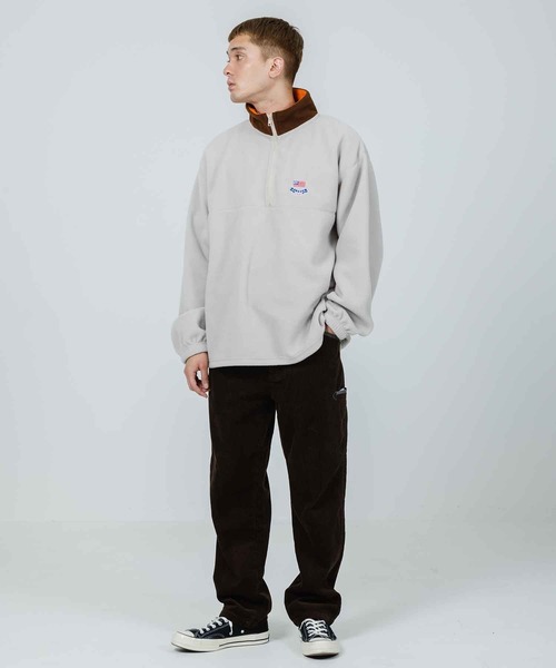 XLARGE（エクストララージ）の「HALF ZIP FLEECE PULLOVER（その他トップス・メンズ・ブラック/ベージュ/グリーン・S/M/L/XL）」の15枚目の写真
