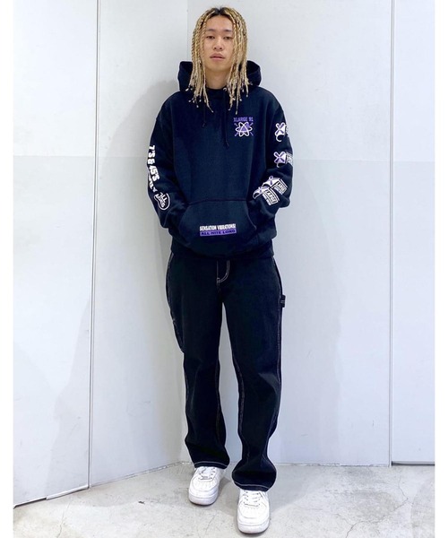 XLARGE（エクストララージ）の「HALF ZIP FLEECE PULLOVER（その他トップス・メンズ・ブラック/ベージュ/グリーン・S/M/L/XL）」の20枚目の写真