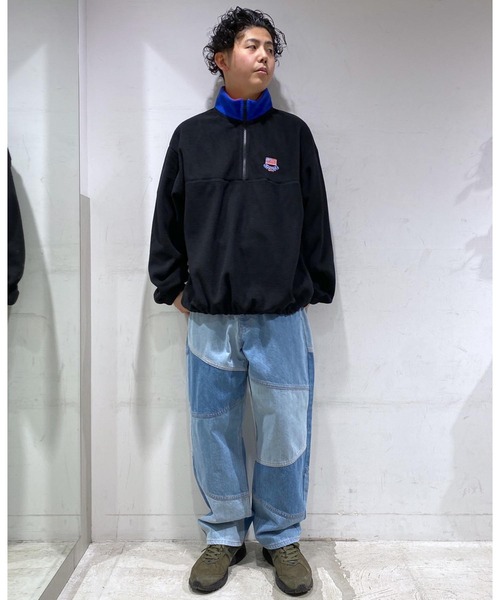 XLARGE（エクストララージ）の「HALF ZIP FLEECE PULLOVER（その他トップス・メンズ・ブラック/ベージュ/グリーン・S/M/L/XL）」の21枚目の写真