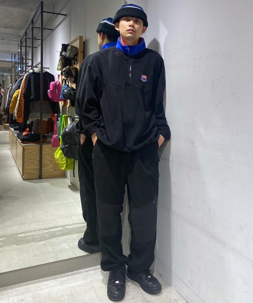 XLARGE（エクストララージ）の「HALF ZIP FLEECE PULLOVER（その他トップス・メンズ・ブラック/ベージュ/グリーン・S/M/L/XL）」の22枚目の写真