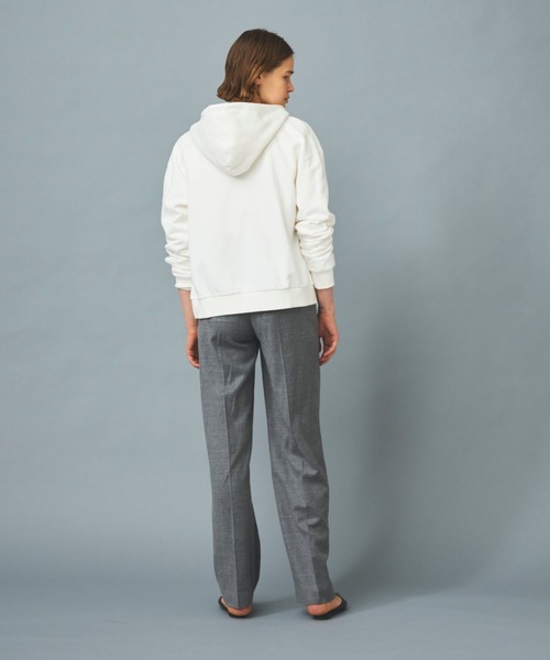 N.O.R.C（ノーク）の「スビンカシミヤ裏起毛ＺＩＰフーディー（スウェット・レディース・ブラック/オフホワイト/サーモンピンク・S/M）」の11枚目の写真