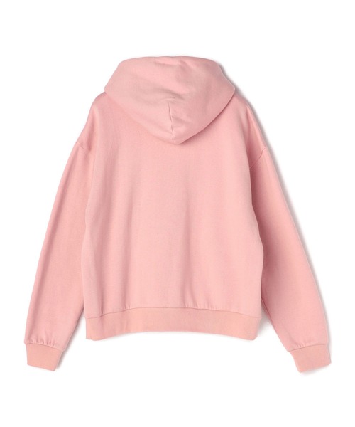 N.O.R.C（ノーク）の「スビンカシミヤ裏起毛ＺＩＰフーディー（スウェット・レディース・ブラック/オフホワイト/サーモンピンク・S/M）」の4枚目の写真