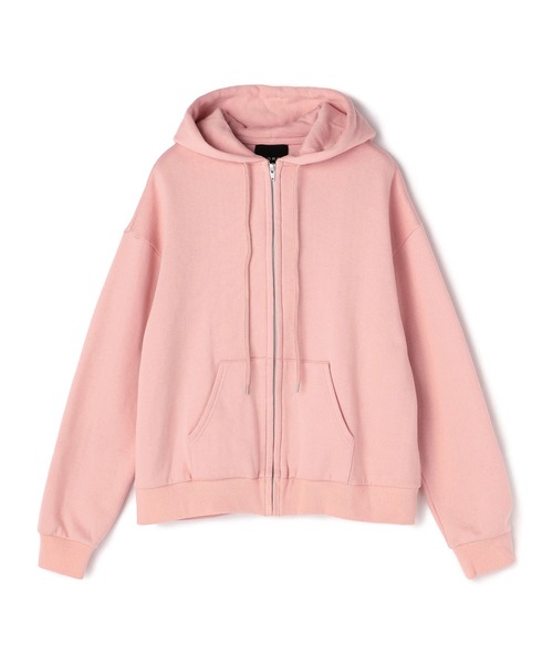 N.O.R.C（ノーク）の「スビンカシミヤ裏起毛ＺＩＰフーディー（スウェット・レディース・ブラック/オフホワイト/サーモンピンク・S/M）」の19枚目の写真