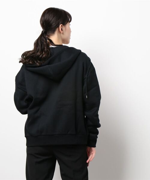 N.O.R.C（ノーク）の「スビンカシミヤ裏起毛ＺＩＰフーディー（スウェット・レディース・ブラック/オフホワイト/サーモンピンク・S/M）」の22枚目の写真