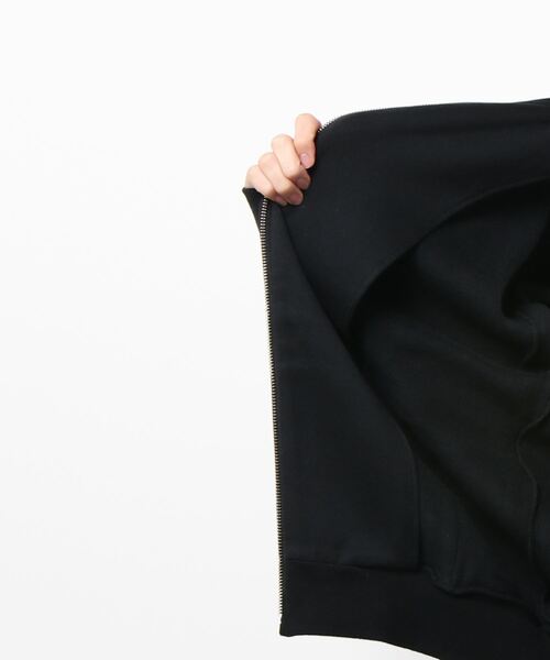 N.O.R.C（ノーク）の「スビンカシミヤ裏起毛ＺＩＰフーディー（スウェット・レディース・ブラック/オフホワイト/サーモンピンク・S/M）」の21枚目の写真