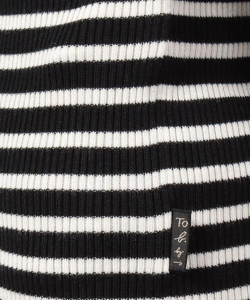 To b. by agnes b.(トゥービーバイアニエスベー)の「WO35 PULL タートルプルオーバー(ニット/セーター・レディース・ブラック・UNI)」の5枚目の写真